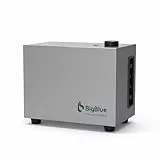 BigBlue Powafree Balkonkraftwerk mit Speicher 1024Wh, 2 in 1 Stromspeicher kompatibel mit 99% Mikrowechselrichter, IPX4- Wasserdicht Solarspeicher mit Dual MPPT, LiFePO4 Akku&App Überwachung, 0% VAT