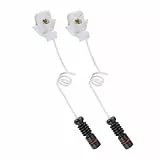 Aputoxz 2 Stück Bremsbelagverschleißsensoren, passend für Mercedes-Benz E300 ab 1995, 190D, 190E, 260E, 300E, 300D, 300CE, 500SEC, OE-Nr. 2015400317, 1265400617