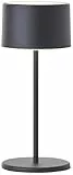Brilliant LED Tischlampe schwarz Dimmbar & mit Akku Mobile Innenleuchte mit drei-Stufen-Touchdimmer Warmweißes Licht, stilvolles Design, energiesparend & flexibel einsetzbar - per USB aufladbar