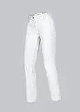 BP 1734-130-0021-38l Frauen-Chinos, mit Taschen, 205,00 g/m² Reine Baumwolle, weiß, 38l