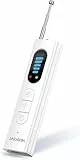 AMOROM 5 in 1 Wanzen Detektor(2025 Version), Versteckte Kamera Finder Mit 5 Modi und 5 Empfindlichkeitsstufen, Tragbarer Kamera Detektor für Reisen/Hotels/Autos (Weiß)