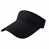 Comforso Sonnenblende, Netzstoff, schnell trocknend, atmungsaktiv und verstellbar, Tennis-Schirmmütze, Pferdeschwanz, Baseballmütze für Damen Herren, Golf, Angeln,Laufen,Radfahren (Stoffen, Schwarz)