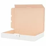 verpacking Maxibriefkartons 350 x 250 x 50 mm Maxibrief MB-5 Weiß Versand Post Faltschachtel DIN A4 | B4 (Innenmaß 340 x 245 x 46 mm) Versandschachtel Büchersendung (25 Stück)