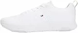Tommy Hilfiger Herren Runner Sneaker Corporate Knit Rib Runner Sportschuhe, Weiß (White), 46