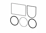 KESSEL 70117 - Dichtungsset DN 150