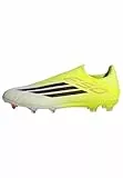 adidas Unisex F50 League Laceless Firm Ground/Multi Ground Football Boots, Team solar Yellow 2/core Black/Lucid red, 45 1/3 EU