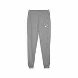 PUMA Herren Teamgoal Freizeithose Strickhose, Medium Gray Heather-puma White, L EU