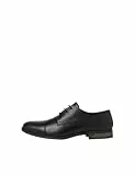 JACK & JONES Herren Jfwraymond Leather Halbschuhe, Anthrazit, 46 EU