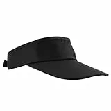 EceoThsy Mode Schirmmütze Herren und Damen, Atmungsaktive Schirmmütze mit UV-Schutz, Schweißabsorbierend, Verstellbar, für Outdoor-Sportarten wie Golf, Tennis und Baseball, Sommerkappe (Schwarz)
