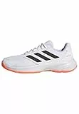 Adidas Herren Courtjam Control 3 Tennis Shoes, FTWR White/core Black/Lucid Orange, 43 1/3 EU
