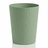 Sinoba Papierkorb 9099 Mülleimer Abfalleimer Papiereimer Kunststoff ideal für Kinderzimmer Büro Küche Höhe 30 cm 12L (Olivgrün)