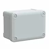 Schneider Electric Anschlussdose Abzweigdose NSYTBS16128 Gehäuse ABS IP66 Thalassa TBS industrielle ABS-Box mit opaker Abdeckung H10 Inn. 150 x 105 x 80 mm, VPE 2