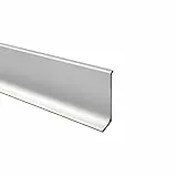 Floordirekt Sockelleiste aus Aluminium | Abschlussleiste Küchenleiste Abdeckleiste Frontblende Blende Leiste Alu | Zusätzlich erhältlich: Abdeckung, Verbinder & Endstück (1,9 m Aluminiumleiste, 60 mm)