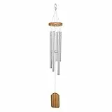 Gartenwindspiel, Metallrohre Windspiele Glocken mit S-förmigem Haken für Garten und Wohnkultur im Freien