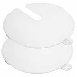 Cabilock 2 Stück Spritzschutz Deckel für Rührschüssel Wiederverwendbarer Bruchsicherer Spritzschutz für Schneebesen und Eiermixer Praktischer Schutz gegen Spritzer Beim Backen und Mixen