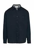 s.Oliver Regular Fit: Strukturiertes Baumwollhemd mit Brusttasche Navy 3XL