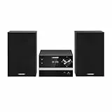 Blaupunkt MS9BT Micro Stereo Installation mit Bluetooth CD Player FM Radio USB AUX 20W RMS Kompaktes Audiosystem mit Lautsprecher Fernbedienung Equalizer und Wecker für Zuhause