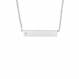 Fossil Halskette Für Frauen, 40 Cm + 5 Cm Verlängerung Silber Edelstahl Halskette, JOF00434040