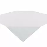 Tischdeckenshop24 Tischdecke WIEN weiß Premium, schmutzabweisend, ganzjährig, quadratisch 85x85 cm