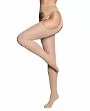 RSLOVE Sexy Strumpfhosen für Frauen - 80D Nylon Hohe Taille Strumpfhose für Damen Hautfarbe L