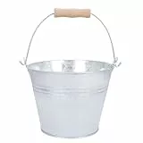 Cabilock Mini Eimer Verzinkte mit Griffen: 2st Mini Blumentopf Garten Container Kleine Metalleimer Dekorativen Töpfen Drinnen und Draußen für Votivkerzen Schmuckstücke