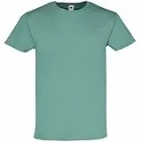 Fruit of the Loom - Iconic 195 Ringspun Premium T | T-Shirt Herren & Damen - 100% Baumwolle, hochwertig & weich, ideal für den Alltag, Farbe:sage, Größe:L