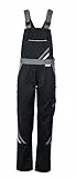 Planam 2719040 Highline Damen-Latzhose, Schwarz/Schiefer/Zink, Größe 40