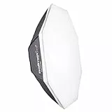 Walimex Pro Softbox Octagon II (Größe 90 cm, Front- und Zwischendiffusor)