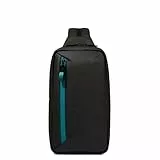 Piquadro – Schultertasche aus Stoff – Premium-Qualität – Schwarz – Unisex