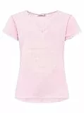 Zwillingsherz Shirt Positiv für Damen Frauen Mädchen - Hochwertiges 100% Baumwolle Oberteil kuschelig weich Sommer Kurzarm Hemd Tail Top V Ausschnitt Fransen Ärmel