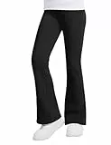 KEREDA Schlaghose Mädchen Thermo Leggings Kinder Gefüttert Flared Thermohose Lange Warmes Hosen Winter Thermoleggings Mit Fleece