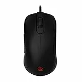 BenQ ZOWIE S1-C Symmetrische Gaming-Maus für Esports | Gewichtsreduziert | Paracord-Kabel & 24-stufiges Scrollrad für mehr persönliche Vorlieben | Treiberlos | Mattschwarze Beschichtung | Mittelgroß