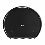 Tork 554008 Spender für Jumbo Toilettenpapier T1 / Tork Toilettenpapierspender mit extra hoher Kapazität in Schwarz