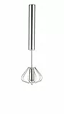 Weis 15148 Edelstahl Schneebesen Handquirl Quirl mit Getriebe 23cm