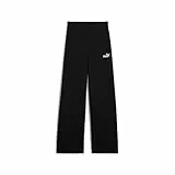 PUMA Damen ESS Small No. 1 Logo High-Waist Straight Leggings jogginghose damen, PUMA Black, M