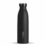 720°DGREE Edelstahl Trinkflasche “milkyBottle” - 500ml - Perfekt für Kinder, BPA-Frei, Auslaufsicher, Kohlensäure geeignet - Kleine Thermosflasche für Sprudel, Sport, Schule, Fitness