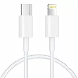 JJCALL USB C Lightning Kabel [MFi Zertifiziert] iPhone Schnellladekabel Power Delivery Typ C to Lightning Ladekabel für iPhone 14/13/12/11 Pro Max/Pro/XR/XS/X/SE/8Plus (1.8M)