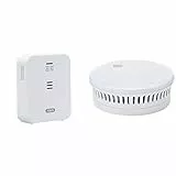 ABUS Kohlenmonoxid-Melder COWM370 - CO-Melder - Weiß & Rauchmelder RWM90 - mit austauschbarer 5-Jahres-Batterie - DIN EN14604 Zertifiziert - für Wohnräume geeignet - 85 dB Alarmlautstärke - Weiß