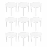 Cabilock Pizza Stativ Kunststoff 100 Stück Pizza Saver Stand 4.5X4X3.8Cm Für Gastronomie Und Zuhause Verhindert Belagzerdrückung Stapelbar Leicht Zu Reinigen