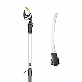 Fiskars Schneidgiraffen-Set, 2-teilig, Bypass Teleskop-Schneidgiraffe UPX86 (Länge 2,4 – 4 m) und Baumsäge für Bypass Teleskop-Schneidgiraffe UPX86 und UPX82 (Länge: 46 cm), 1077330, Multi-Color