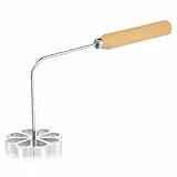 Cabilock Ausstechformen Waffeltaucheisen Waffeleisen Manuell Waffelformen Aluminium Mit Griff: Maker Cookie Bunuelos Werkzeug Keksform Für Küche Backen Kochen Haushaltswaren