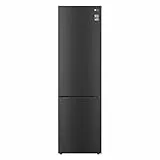 LG GBP62MCNBC, Klasse B, 384 L, Kühl-/ Gefrierkombination, Frische Features, Kühlschrank mit Gefrierfach und Innendisplay, DoorCooling+, LINEARCooling, 59,5 x 203 x 67,5 cm ꟷ Matte Black
