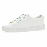 MICHAEL KORS Damen Keaton LACE UP Sneaker, Optic White, 39.5 EU