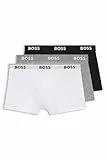 BOSS Hugo Herren Trunk 3p Co/EL Boxershorts, Assorted 999, L