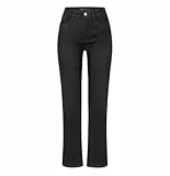 Mac - Damen 5-Pocket Jeans, Laura Authentic (5225-90-0387L), Größe:W40, Länge:L30, Farbe:Black Black (D999)