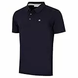Calvin Klein Herren Campus 3 Knopf Kragen Polo Hemd - Marine M