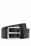 BOSS Herren Rummi_sz40 G rtel, Black1, 90 EU