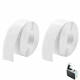 P15 Labels, 2 Rollen 12 mm * 40 mm Selbstklebendes Thermoband Etiketten, Kompatibel mit P15 Etikettendrucker, Geeignet für Zuhause, Büro, Schule, Lagerorganisation, Weiß, 160 Etiketten/Rolle