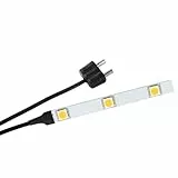 WITTKOWARE Zubehör zur Krippen-/Puppenstuben-Elektrifizierung (LED-Modul 3-fach, 3,5V, mit Kabel & Stecker)