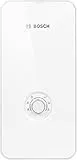 Bosch elektronisch geregelter Durchlauferhitzer Tronic Comfort AquaStop 15/18/21 kW - Umschaltbar, druckfest, stufenlose Temperaturwahl, moderne Glas-Optik, weiß [Energieklasse A]